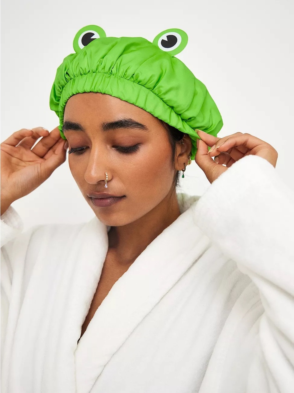 NWT Urban Outfitters Frog Shower Cap